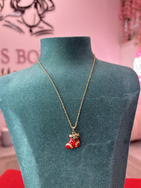 قلادة جورب عيد الميلاد