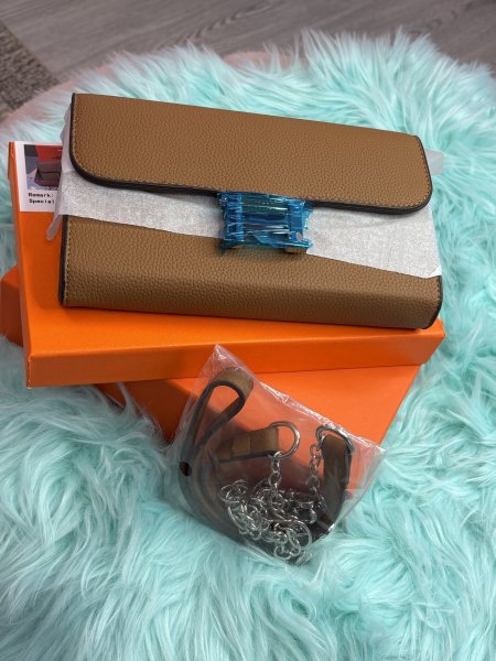 حقيبة هيرميس باللون لبني 🤎👜