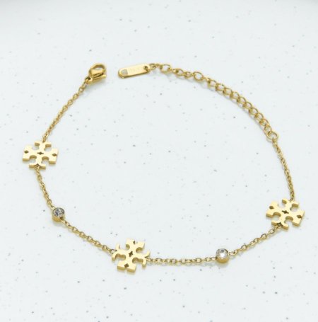 اسوارة توري بورش Tory Burch ذهبي