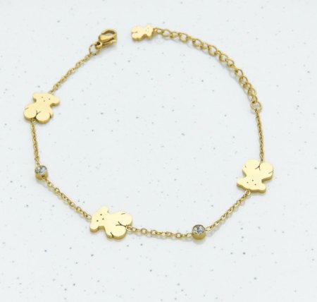 اسوارة دب صغير ذهبي